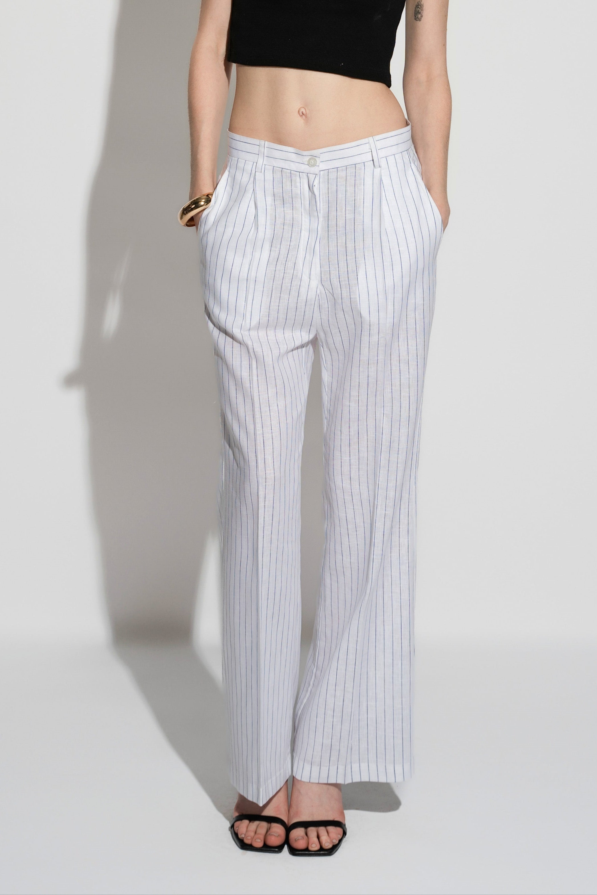 Stripe Linen Pants