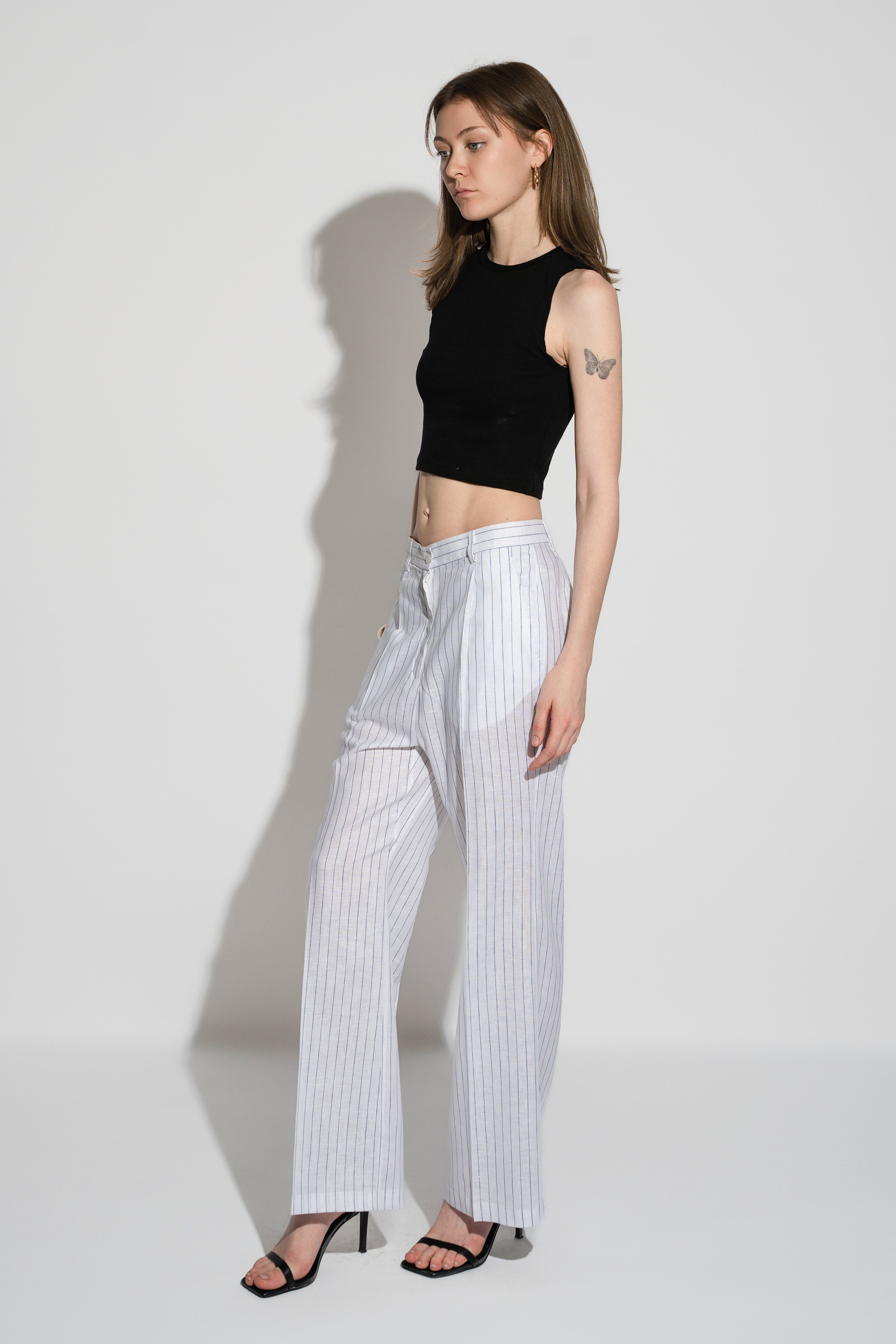 Stripe Linen Pants