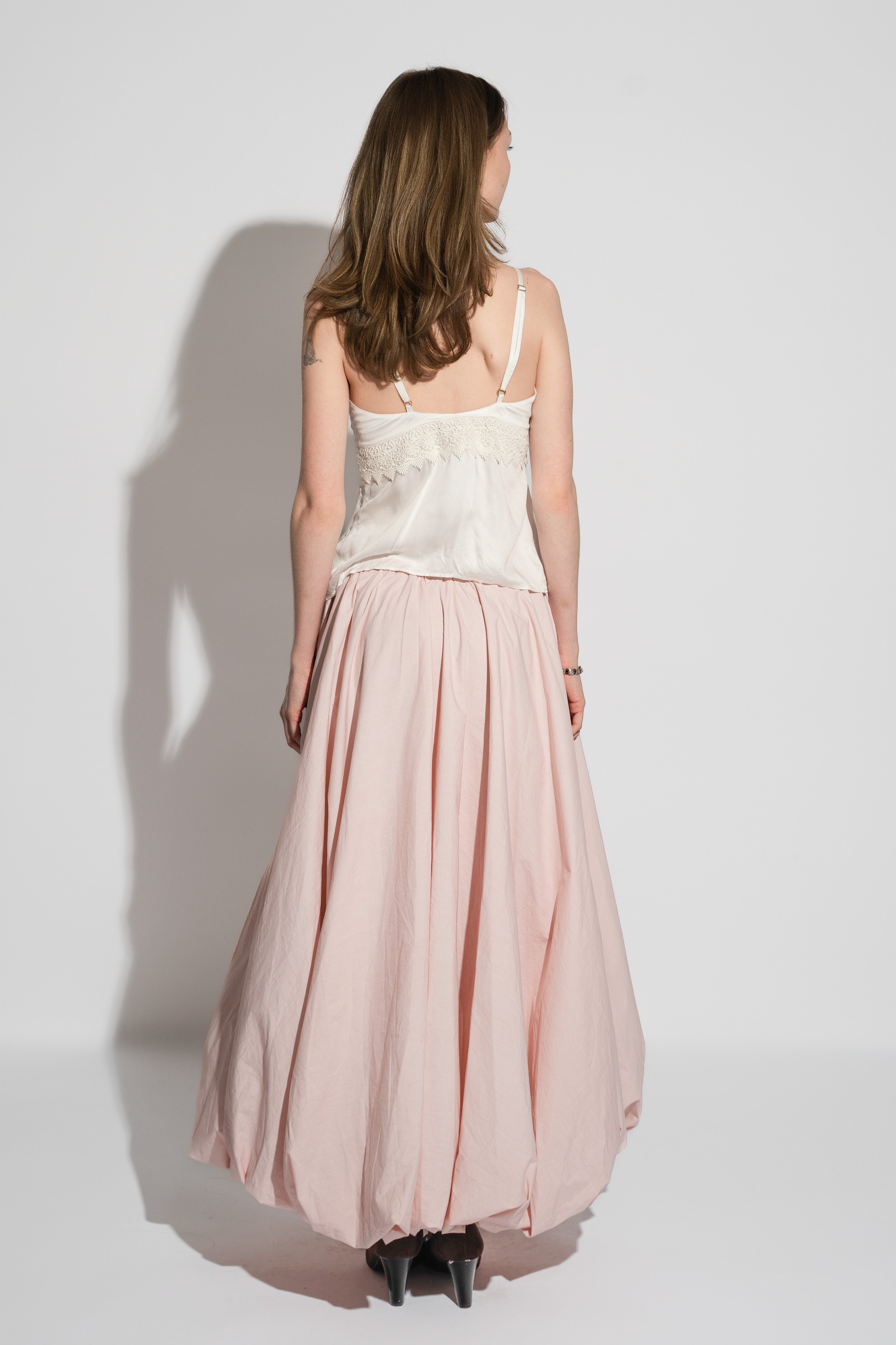 Balloon Skirt Powder Pink