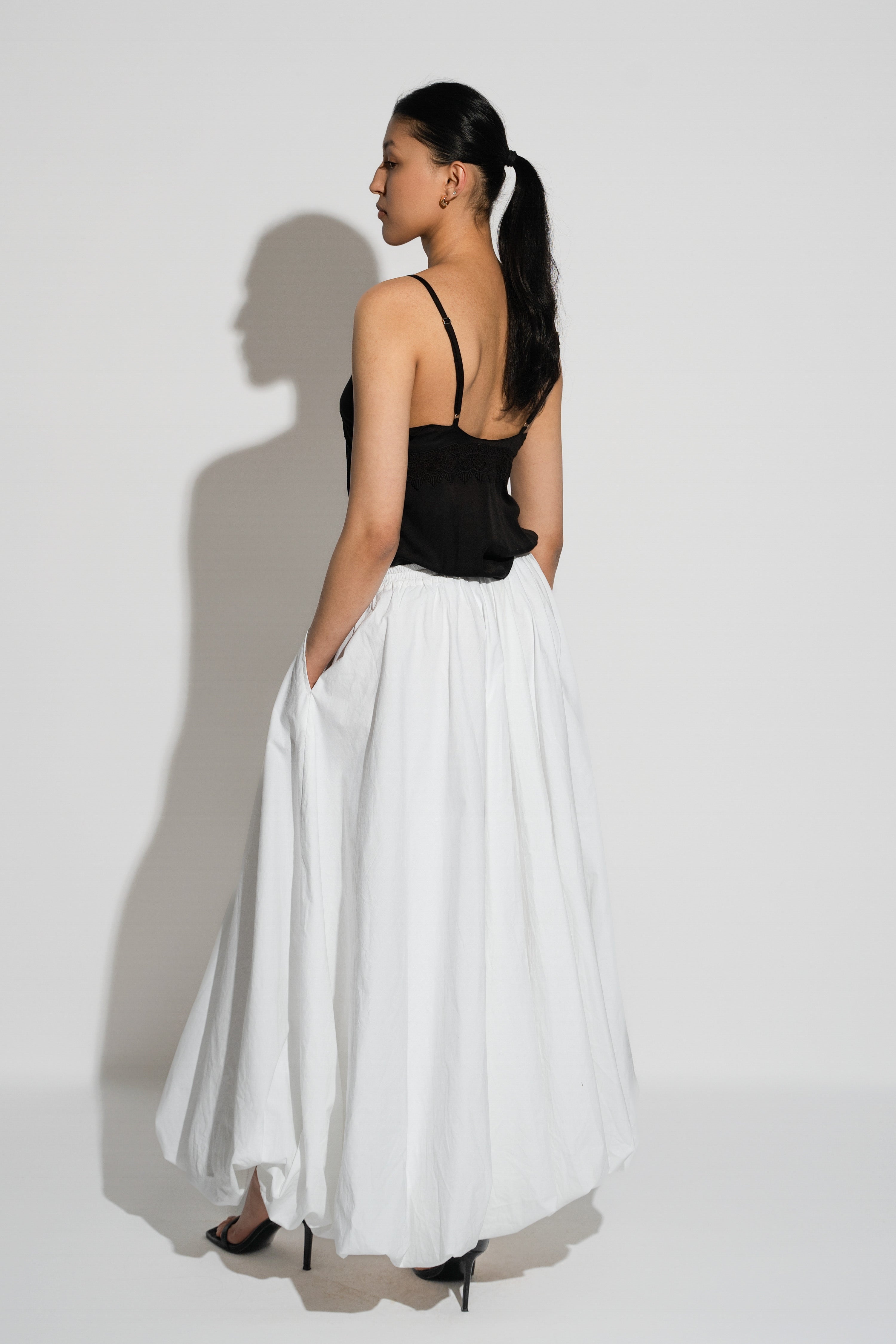 【ゆう】maisoncelon balloon tulle skirt ゆう】maisoncelon balloon tulle skirt A-line Maxi Tulle
