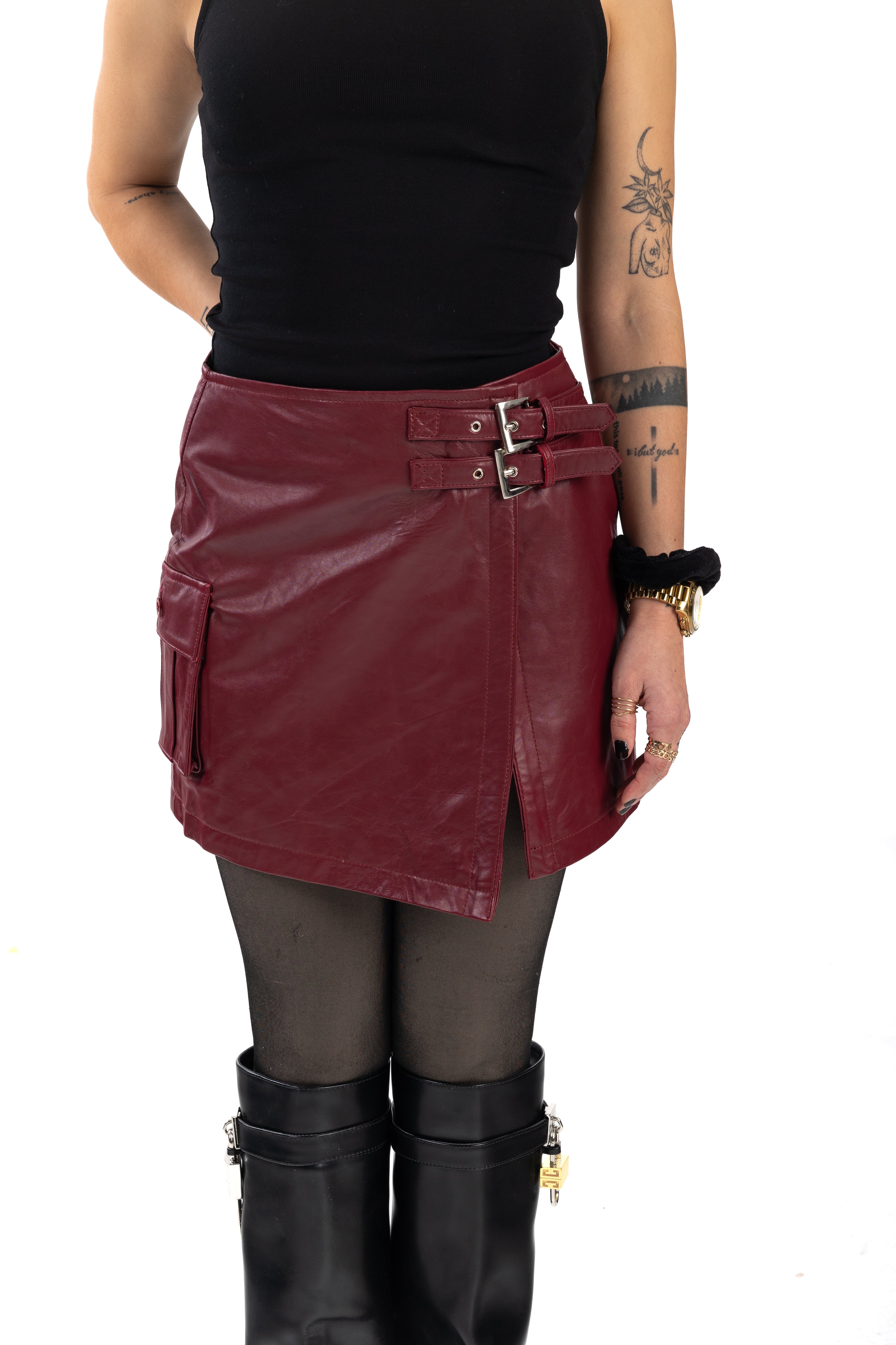 Mini Skirt Leather