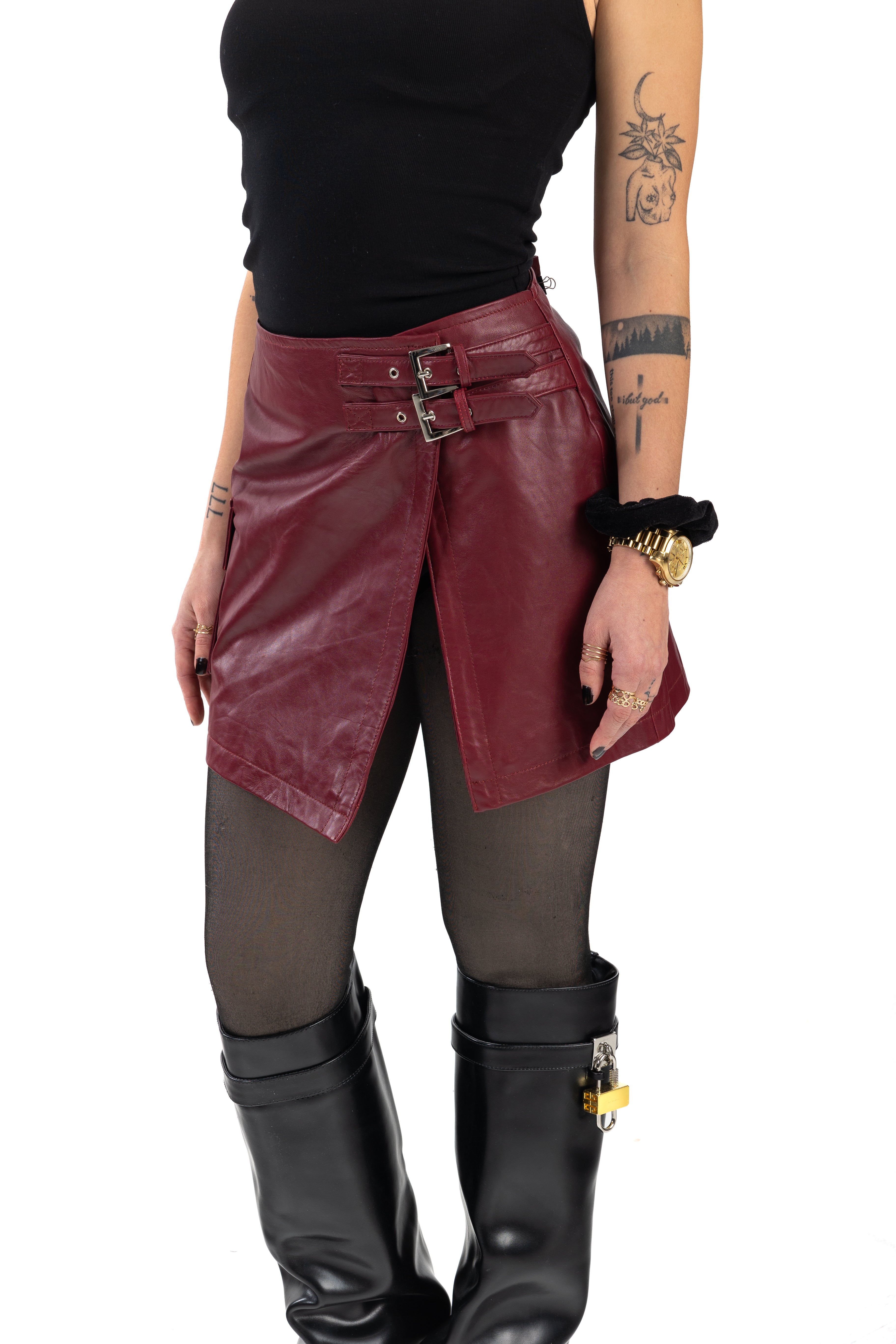 Mini Skirt Leather