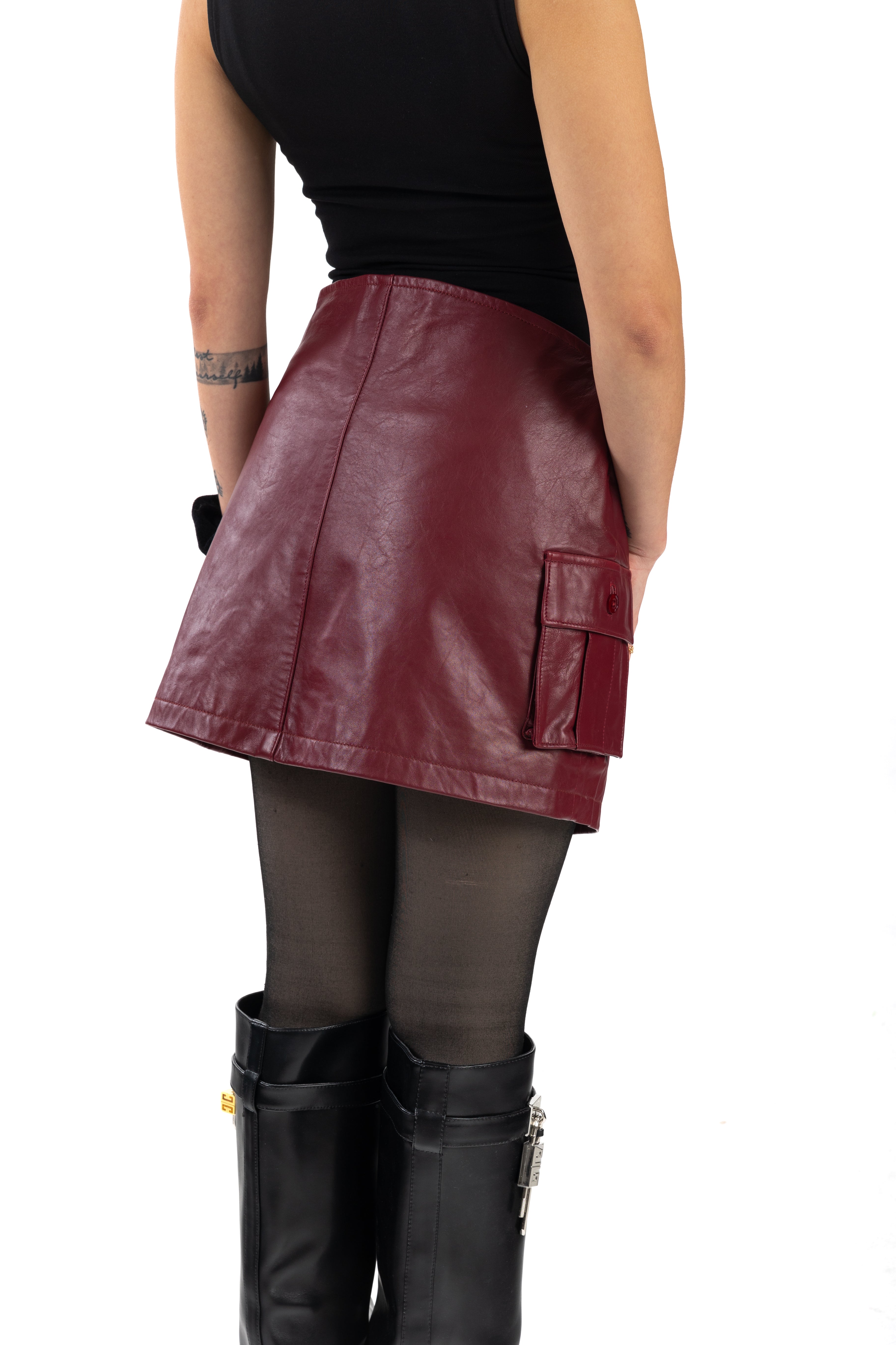 Mini Skirt Leather